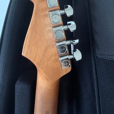 2020 Fender American Acoustasonic Stratocaster Limited Flag Edition USA w/ COA & Original Gig Bag – Excellent Condition image 8