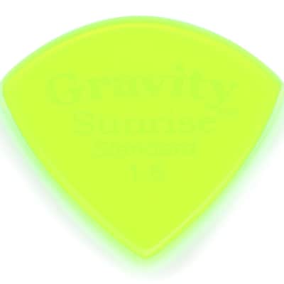 Gravity Picks Sunrise - Standard Size  1.5mm  Polished (5-pack) Bundle