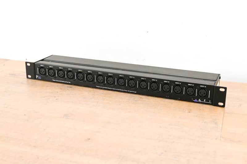 ART P16 16-Channel XLR Balanced Patchbay CG012FZ image 1