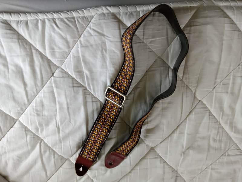 Unknown Vintage Guitar Strap Ace Style image 1