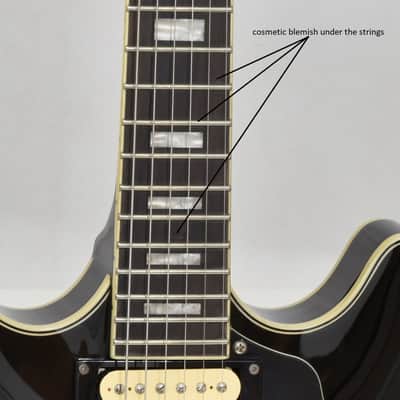Schecter Corsair 2020 Semi Hollow Electric Guitar Gloss Black B0961 image 9