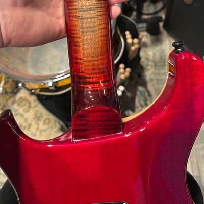 PRS Custom 24 10-Top 2017 Charcoal Cherry Burst image 12