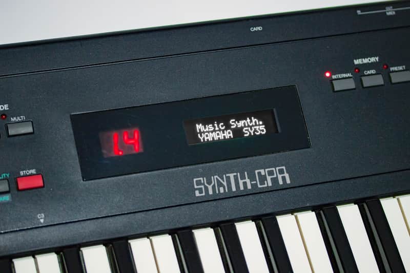 Yamaha SY22, Yamaha SY35 OLED Display Screen Upgrade *White* image 1