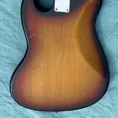Fender Jazz Bass 1972 - Suburst - Maple Fingerboard with Black Blok image 9