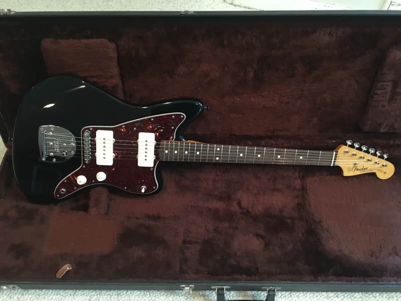 Fender Jazzmaster MIM Mexico 2009-2010 Black w Tortoise Pickguard