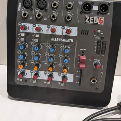 Allen & Heath ZED-6 Compact 6-Input Mixer 2016 - Present - Black image 1