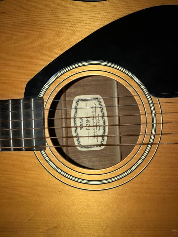 Yamaha F36PJ Acoustic Guitar Natural | Reverb