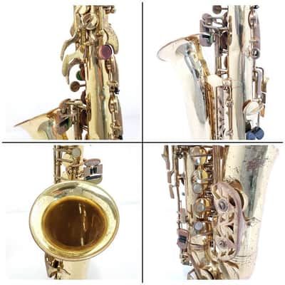 Vito Alto Saxophone with case and accessories, Good condition with significant wear image 13