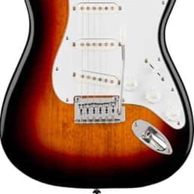 Squier Affinity Series Stratocaster with Indian Laurel Fretboard - 3-Tone Sunburst image 4