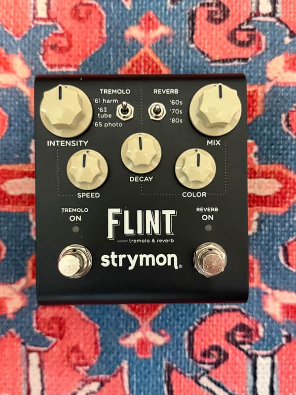 Strymon Flint Reverb and Tremolo V2 2022 - Present - Black