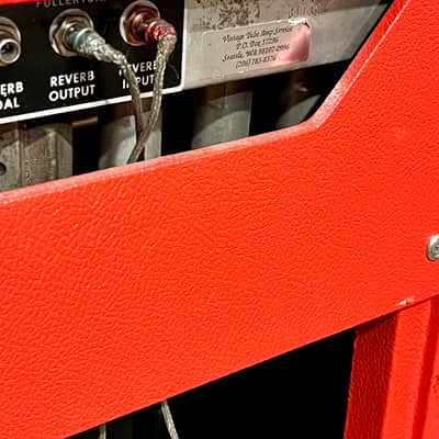 Rare 1974 Fender Super Reverb 2-Channel 40-Watt 4x10" Guitar Combo  Silverface, Red Tolex , Very Cool ! image 9