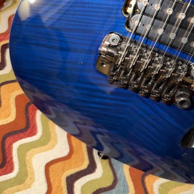 Ibanez Prestige S5470 - Japan Transparent Blue Flame Maple Top