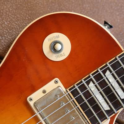 2014 Gibson Memphis ES-LP with Lollars Semi-Hollow Electric Guitar Figured Sunburst + COA OHSC image 4