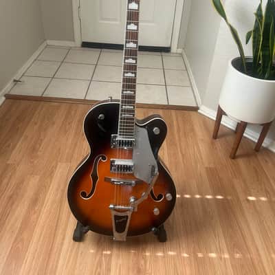 Gretsch G5420T Electromatic Hollow Body with Black Top Filter'Tron Pickups and Bigsby 2013 - 2016 Sunburst image 1