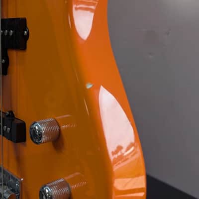 Mitchell MB100OR Short-Scale Solidbody Electric Guitar - Orange image 5