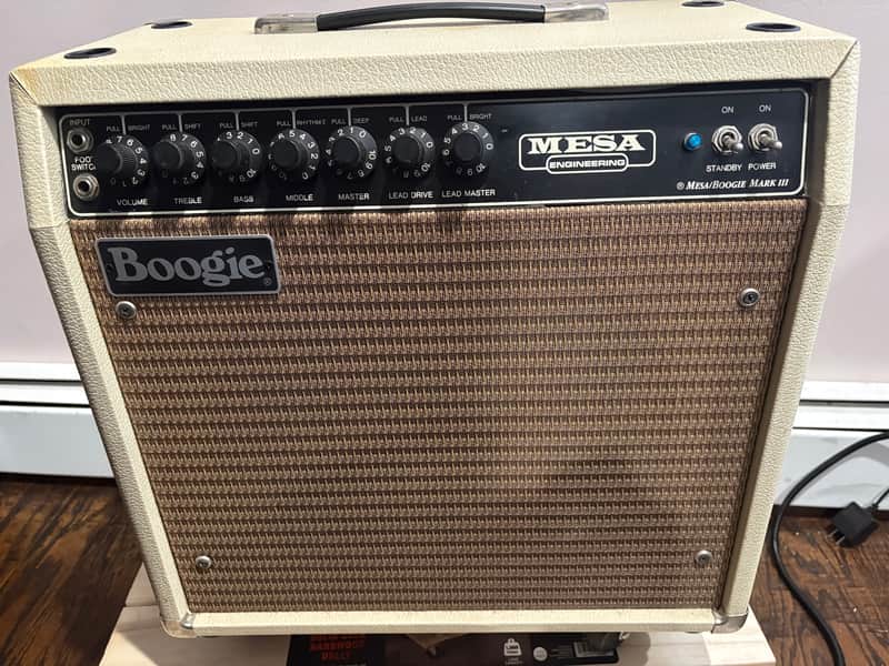 Mesa Boogie Mark III 3 channel 60-Watt 1x12" Guitar Combo 1987 - Red Stripe image 1