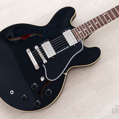 2022 Gibson Custom Shop 1959 ES-335 Murphy Lab Ultra Light Aged Ebony w/ Custombucker PAFs, Case & COA image 1