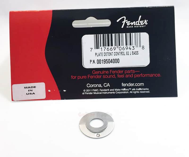 Genuine Fender '62 Jazz J Bass Knob Detent Control Plate - 001-9504-000 image 1