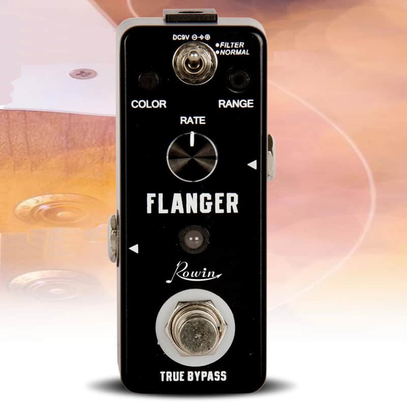 Rowin LEF-312 Vintage Analog Flanger with Static Filtering Guitar Effect Pedal True Bypass image 1