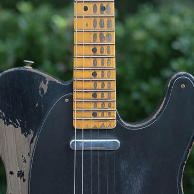 Fender Custom Shop Masterbuilt Austin Macnutt '52 Telecaster - Heavy Relic - Black image 6