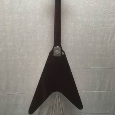 Stagg Flying V Electric Guitar Gloss Walnut image 2