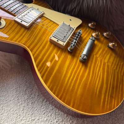 Gibson Custom Shop Historic Collection '58 Les Paul Standard Flame Top Reissue 1997 - 2002 - Butterscotch image 10