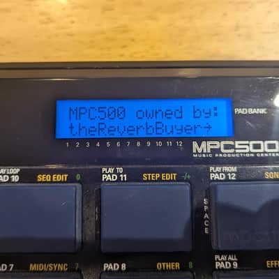 Akai MPC 500 - expanded w/ pads RAM, CF card image 6