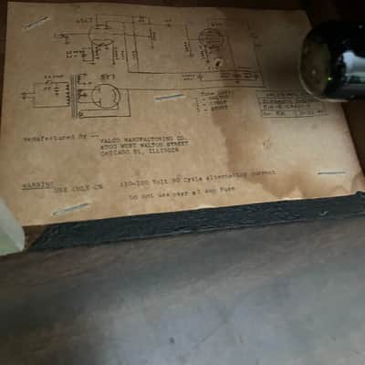Valco 510-B Trail-Blazer amp 1947 - Vinyl image 4