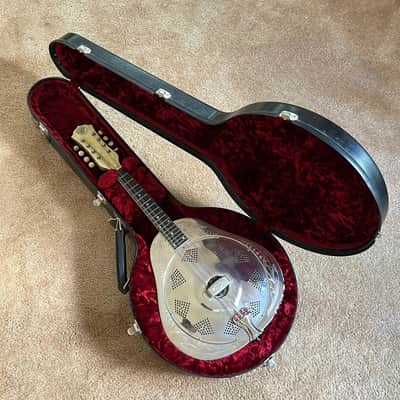 1937 National Style 3 Single Cone Mandolin w' Calton Flight Case Lilly of the Valley image 19