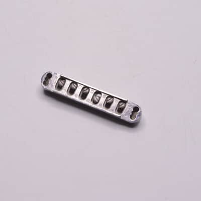 1980's Vintage Gibson Three-Point Top-Adjust Tune-o-Matic Bridge Chrome w/Brass Inserts Firebrand SG Les Paul Victory Explorer ES-335 1981 1982 image 9