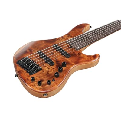 Ibanez Mode MDM1606 6-String Bass w/ Gig Bag - Natural Mocha Low Gloss image 5