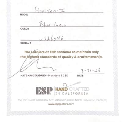 ESP Horizon-II USA - Blue Moon #26046 image 13