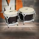 Latin Percussion LP Matador Traditional 7 1/4 - 8 5/8" Bongo Oak Dark Brown (M201)