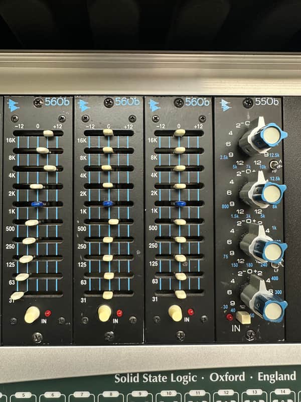 API 560 500 Series 10-Band Graphic Equalizer Module 2004 - Present - Black image 1