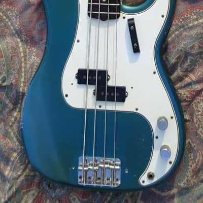 Fender Precision Bass 1969 Lake Placid Blue Custom Color image 1