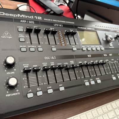 Behringer DeepMind 12D Desktop 12-Voice Polyphonic Analog Synth Module 2016 - Present - Black