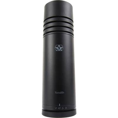 Aston Microphones Stealth Cardioid Active Dynamic Broadcast Microphone with Gator RI-POPFILTER and XLR Cable image 2
