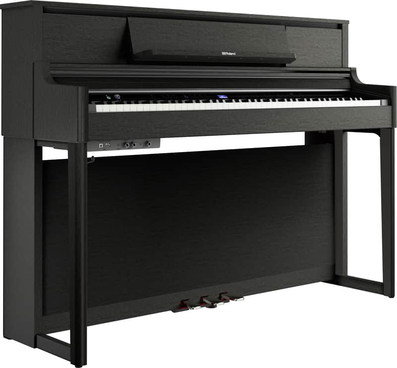Roland LX-5-CH-WS Premium Upright Digital Piano - Charcoal image 1