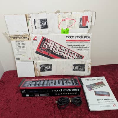 Nord 2X Rack 20-Voice Rackmount Desktop Virtual Analog Lead Synthesizer Synth 2003 - 2014 - Red image 6