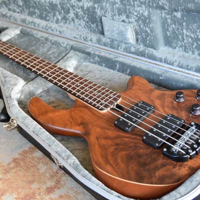 Wal MK2 2021 Flame Walnut 5 string bass guitar image 1