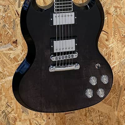 Pre Owned Gibson 2022 SG Modern - Trans Black Fade Inc. Case image 3