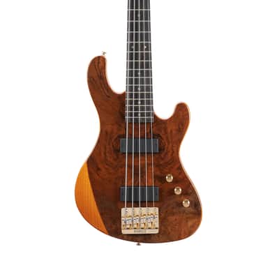 Cort Jeff Berlin Series Rithimic V NAT | Walnut Burl Top 5-String Bass. New with Full Warranty!