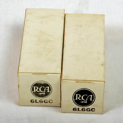 Matched Pair Vintage RCA 6L6 Power Tubes – USA Made – Tested & Ready to Rock image 1