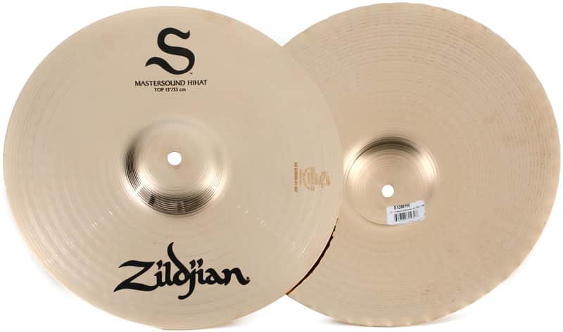 Zildjian 13 inch S Series Mastersound Hi-hat Cymbals (S13MPRd1) image 1