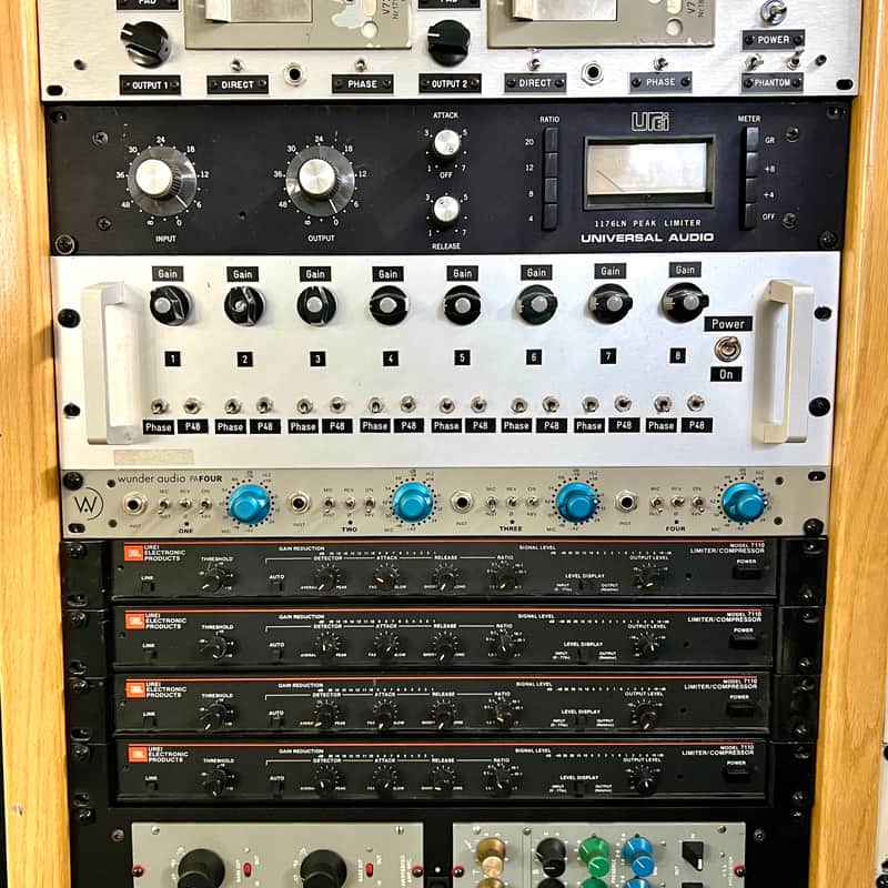 Telefunken V672 8 channel microphone preamplifier rack TAB