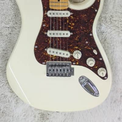Tagima Model TG530-OWH Double Cutaway Electric Guitar in Olympic White Finish image 1