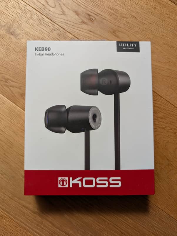 Koss KEB90 Utility In Ear Headphones - Black image 1
