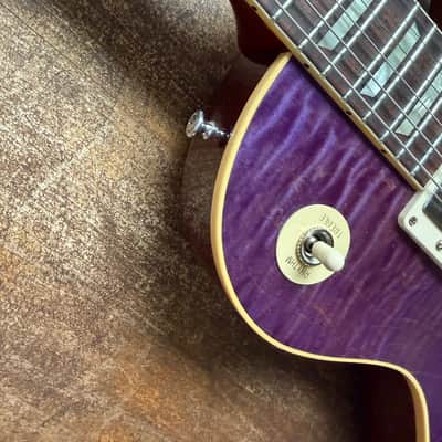 Gibson Murphy Lab '59 Custom Shop Les Paul 2023 - Trans Purple Aged _ R9 1959 historic reissue image 10