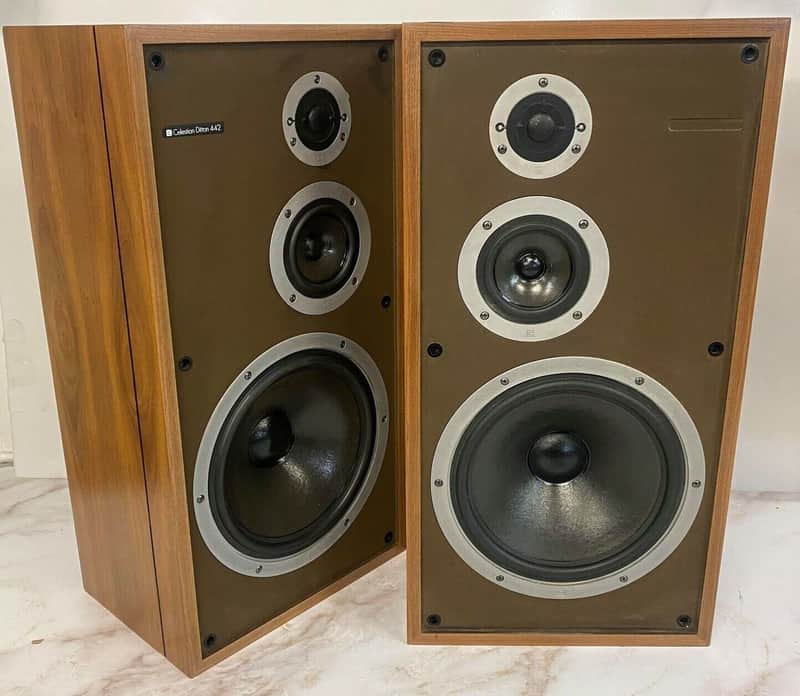 Pair Vintage Celestion Ditton 442 Loudspeakers. Excellent- Serviced! image 1