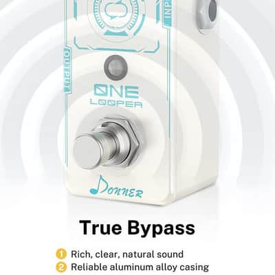 Donner ONE Looper Guitar Effect Pedal 10 minutes of Looping image 2